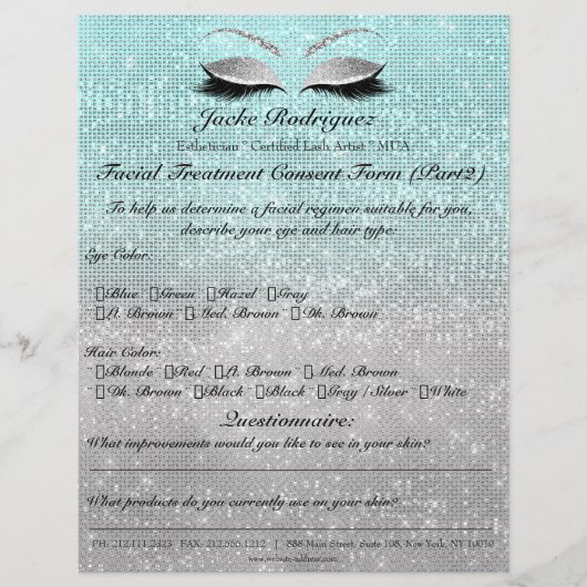 Aanvaardbare behandeling Formulier blauw grijs Flyer (Voorkant)