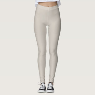Aanvaardbare grijze vaste kleur leggings