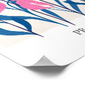 Aanvaardbare Praag voor de bloemenmarkt Poster (Hoek)