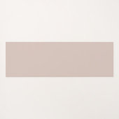 Aanvaardbare Tan - Neutraal - Pastel Solid Color Yogamat (Achterkant (horizontaal))
