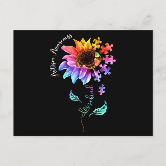 Aanvaarding Autisme Bewustheid Vrouwen Mam Teacher Briefkaart (Voorkant)