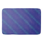 aanvaarding | Blauw Indigo Violet Shibori Patroon Badmat (Voorkant)