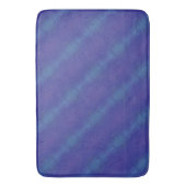 aanvaarding | Blauw Indigo Violet Shibori Patroon Badmat (Voorkant Verticaal)