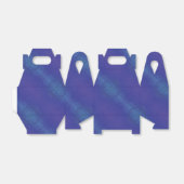 aanvaarding | Blauw Indigo Violet Shibori Patroon Bedankdoosjes (Uitgevouwen)