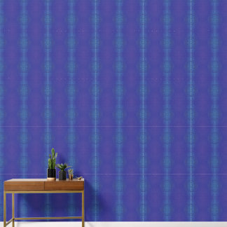 aanvaarding | Blauw Indigo Violet Shibori Patroon Behang