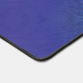 aanvaarding | Blauw Indigo Violet Shibori Patroon Bureaumat (Hoek)