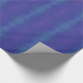 aanvaarding | Blauw Indigo Violet Shibori Patroon Cadeaupapier (Hoek)