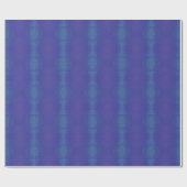 aanvaarding | Blauw Indigo Violet Shibori Patroon Cadeaupapier (Vlak)