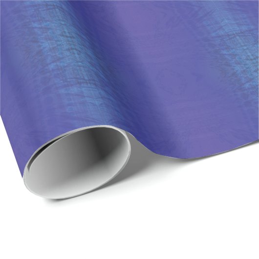 aanvaarding | Blauw Indigo Violet Shibori Patroon Cadeaupapier (Rol Hoek)