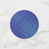 aanvaarding | Blauw Indigo Violet Shibori Patroon Confetti (Kleine voorkant)