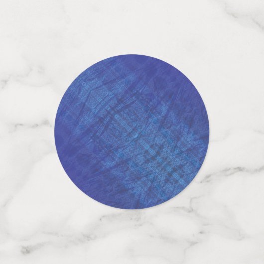 aanvaarding | Blauw Indigo Violet Shibori Patroon Confetti (Kleine voorkant)