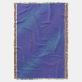 aanvaarding | Blauw Indigo Violet Shibori Patroon Deken (Voorkant Verticaal)