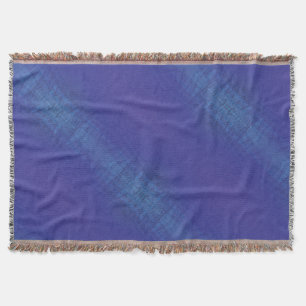 aanvaarding   Blauw Indigo Violet Shibori Patroon Deken