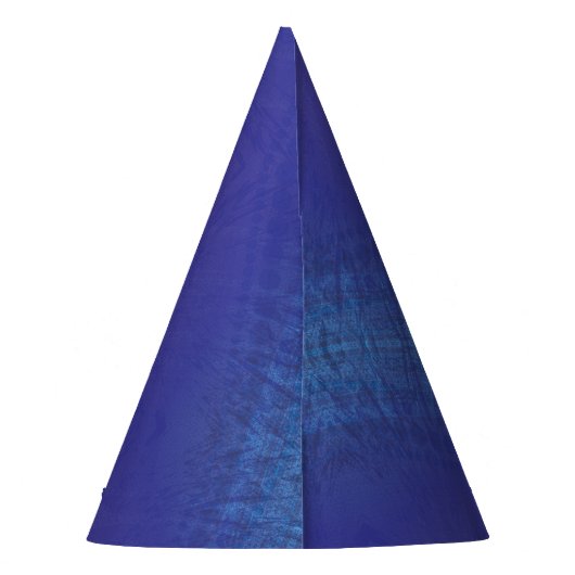 aanvaarding | Blauw Indigo Violet Shibori Patroon Feesthoedjes (Achterkant)