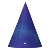 aanvaarding | Blauw Indigo Violet Shibori Patroon Feesthoedjes (Links)