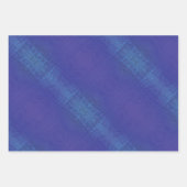 aanvaarding | Blauw Indigo Violet Shibori Patroon Inpakpapier Vel (Voorkant 2)
