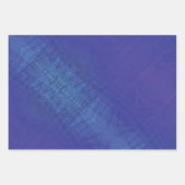 aanvaarding | Blauw Indigo Violet Shibori Patroon Inpakpapier Vel (Voorkant)