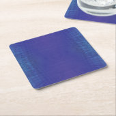 aanvaarding | Blauw Indigo Violet Shibori Patroon Kartonnen Onderzetters (Schuin)