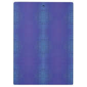 aanvaarding | Blauw Indigo Violet Shibori Patroon Klembord (Achterkant)