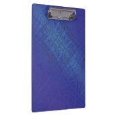 aanvaarding | Blauw Indigo Violet Shibori Patroon Klembord (Rechts)