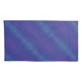 aanvaarding | Blauw Indigo Violet Shibori Patroon Kussensloop (Achterkant-Rechts)