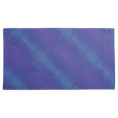 aanvaarding | Blauw Indigo Violet Shibori Patroon Kussensloop (Voorkant-Rechts)