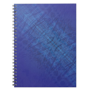 aanvaarding   Blauw Indigo Violet Shibori Patroon Notitieboek