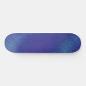 aanvaarding | Blauw Indigo Violet Shibori Patroon Persoonlijk Skateboard (Horizontaal)