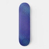 aanvaarding | Blauw Indigo Violet Shibori Patroon Persoonlijk Skateboard (Voorkant)