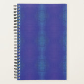 aanvaarding | Blauw Indigo Violet Shibori Patroon Planner (Voorkant)