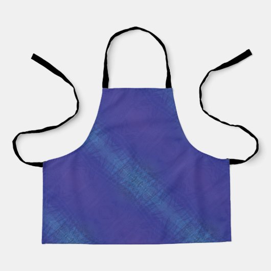 aanvaarding | Blauw Indigo Violet Shibori Patroon Schort (Voorkant)