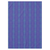 aanvaarding | Blauw Indigo Violet Shibori Patroon Tafelkleed (Voorkant)