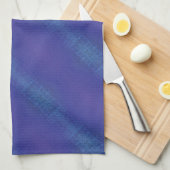 aanvaarding | Blauw Indigo Violet Shibori Patroon Theedoek (Quarter Fold)