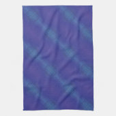 aanvaarding | Blauw Indigo Violet Shibori Patroon Theedoek (Verticaal)