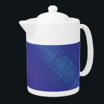 aanvaarding | Blauw Indigo Violet Shibori Patroon Theepot<br><div class="desc">Gerichte meditatiepatronen voor bewuste persoonlijke groei, mentale helderheid, energiegenezing en spirituele verlichting. Onze meditatiemedailles en bijbehorende kunstwerken zijn gemaakt met motieven die specifiek zijn voor woorden en zinnen om je te helpen focussen en je persoonlijke groei en spirituele reis te begeleiden. Dit kunstwerk bestaat uit 6 van de 6 design...</div>