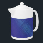 aanvaarding | Blauw Indigo Violet Shibori Patroon Theepot<br><div class="desc">Gerichte meditatiepatronen voor bewuste persoonlijke groei, mentale helderheid, energiegenezing en spirituele verlichting. Onze meditatiemedailles en bijbehorende kunstwerken zijn gemaakt met motieven die specifiek zijn voor woorden en zinnen om je te helpen focussen en je persoonlijke groei en spirituele reis te begeleiden. Dit kunstwerk bestaat uit 6 van de 6 design...</div>