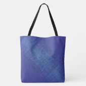 aanvaarding | Blauw Indigo Violet Shibori Patroon Tote Bag (Achterkant)