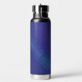 aanvaarding | Blauw Indigo Violet Shibori Patroon Waterfles (Links)