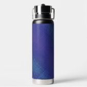 aanvaarding | Blauw Indigo Violet Shibori Patroon Waterfles (Achterkant)