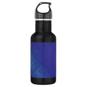 aanvaarding Blauw Indigo Violet Shibori Patroon Waterfles