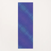 aanvaarding | Blauw Indigo Violet Shibori Patroon Yogamat (Voorkant)