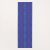 aanvaarding | Blauw Indigo Violet Shibori Patroon Yogamat (Achterkant)