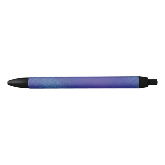 aanvaarding | Blauw Indigo Violet Shibori Patroon Zwarte Inkt Pen (Voorkant)
