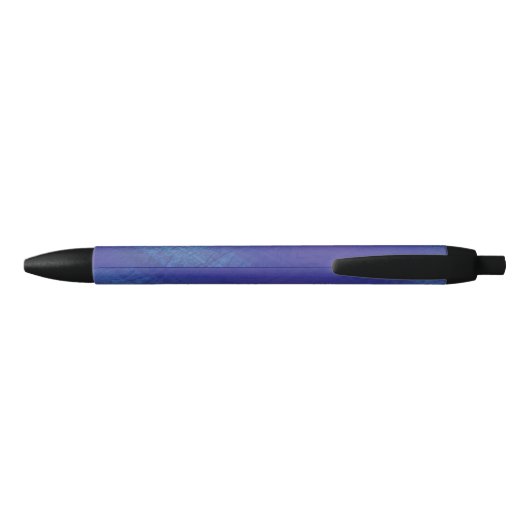 aanvaarding | Blauw Indigo Violet Shibori Patroon Zwarte Inkt Pen (Achterkant)