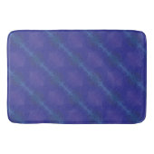 aanvaarding | Blauwe Indigo Violet Boho medailles Badmat (Voorkant)