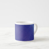 aanvaarding | Blauwe Indigo Violet Boho medailles Espresso Kop (Voorkant rechts)