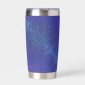 aanvaarding | Blauwe Indigo Violet Boho medailles Geïsoleerde Drinkbeker (Voorkant)