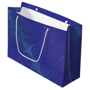 aanvaarding Blauwe Indigo Violet Boho medailles Groot Cadeauzakje