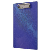 aanvaarding | Blauwe Indigo Violet Boho medailles Klembord (Links)