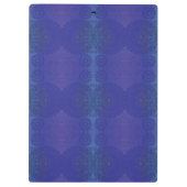 aanvaarding | Blauwe Indigo Violet Boho medailles Klembord (Achterkant)